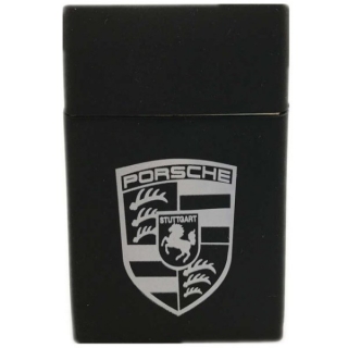Pouzdro na cigarety s nápisem PORSCHE
