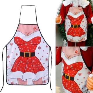 Zástěra zástěrka omyvatelná motiv vánoční