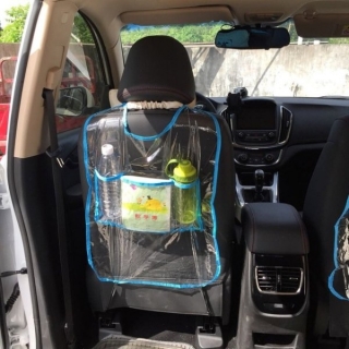 Autokapsář ochrana autosedačky modré  lemování