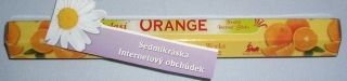Vonné tyčinky - ORANGE pomeranč - 1balení = 20ks vonných tyčinek