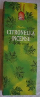 Vonné tyčinky - Citronella Incense - 1balení = 20ks vonných tyčinek