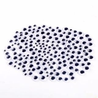 Oči černobílé 0,8cm