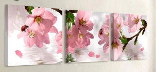Kamínkové vyšívání Obrázek s kamínků Vyšívací sada s kamínky diamantové vyšívání květy > 3 x 20x20cm