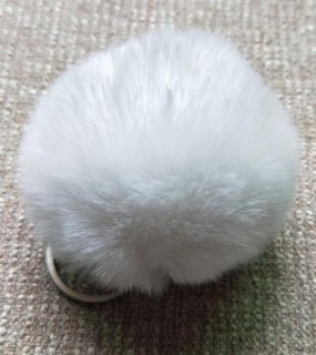 Bambule 8cm  Bílá