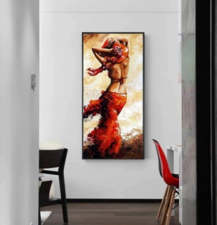 Obraz Plátno dáma žena > 20x40cm