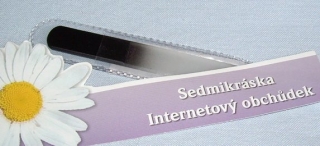Pilník Skleněný oboustranný - černá duha