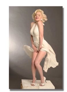 Obraz Plátno dáma žena Marilyn Monroe - 20x30cm > 20x30cm