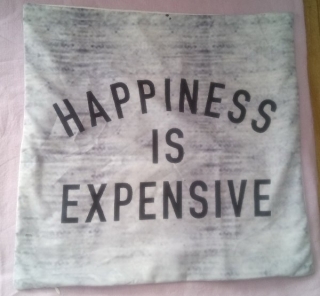 Povlak na polštářek rozměr 44 x 44 cm Polštářek HAPPINES