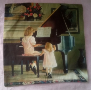Povlak na polštářek rozměr 45 x 45 cm Polštářek klavír