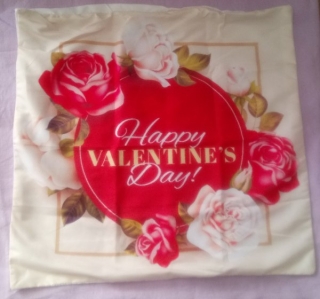 Povlak na polštářek rozměr 45 x 45 cm Polštářek valentýn růže