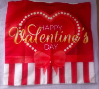 Povlak na polštářek rozměr 45 x 45 cm Polštářek valentines