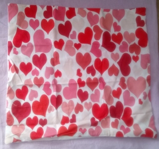 Povlak na polštářek rozměr 45 x 45 cm Polštářek srdíčka srdce
