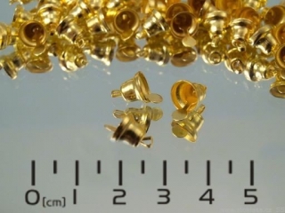 Zvoneček velikost 11mm zlatá