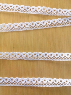 Krajka šíře 1,2cm Bílá 0,70cm