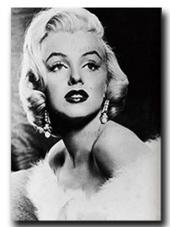 Obraz Plátno dáma žena Marilyn Monroe > 20x30cm