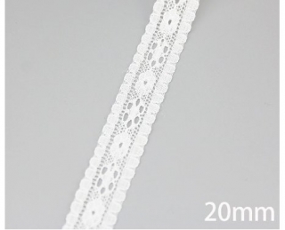 Krajka 1,5cm široká bílá