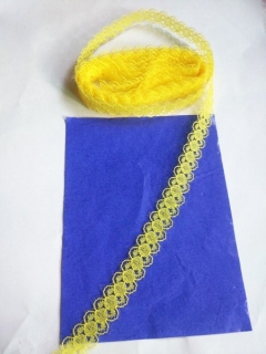 Krajka 1,5cm široká > varianta Žlutá