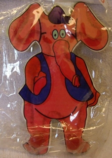 Věšáček slon růžová