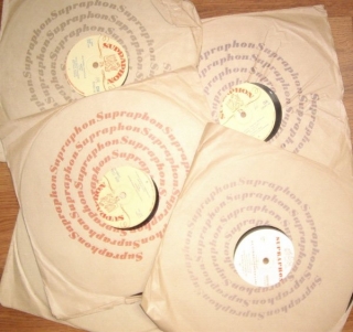 Šelaková gramofonová deska PSANÍČKO PO LETECH + HORNICKÁ LÁSKA