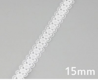 Krajka 1,5cm široká bílá