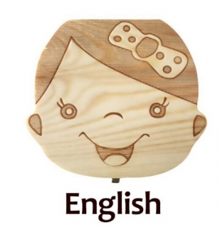 Krabička na první zoubky holka holčička