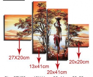 Kamínkové vyšívání Obrázek s kamínků Vyšívací sada s kamínky diamantové vyšívání Afrika