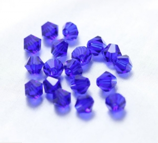 Korálky 0,4mm crystal Perle cínové > varianta modrá