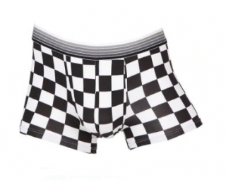 Pánské trenýrky trenky pánské hedvábné spodní prádlo boxerky černo bílé