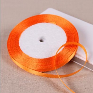 Stuha mašle šíře 0,6cm cena za 1metr > varianta Oranžová