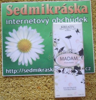 Parfém EAU DE TOILETTE MADAM 100ML