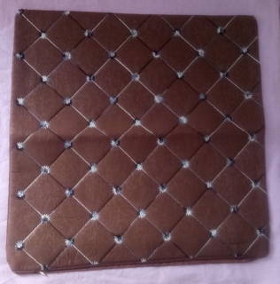 Povlak na polštářek rozměr 43 x 43 cm Polštářek hnědý
