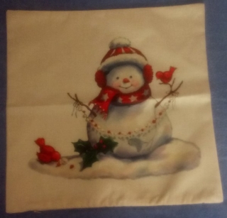 Povlak na polštář vánoční motiv rozměr 45 x 45 cm