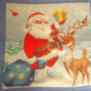 Vánoční svítící LED Povlak na polštář rozměr 45 x 45 cm