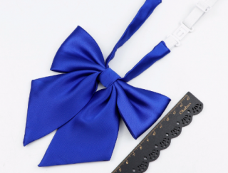 Mašle motýlek Fiží elegantní kravata stuha modrá