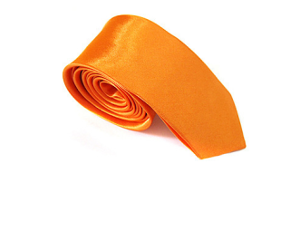 Kravata pánská dámská oranžová
