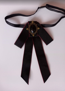 Motýlek Fiží elegantní kravata stuha motýl s broží