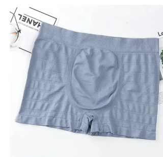 Boxerky pánské trenky spodní prádlo bezešvé šedá 