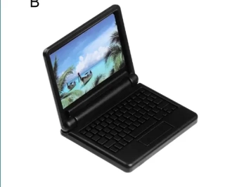 Notebook černý miniatura 