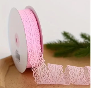 Krajka široká 3cm růžová 