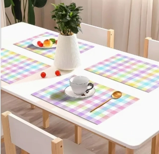 Prostírání kostkované elegantní moderní  kostka 