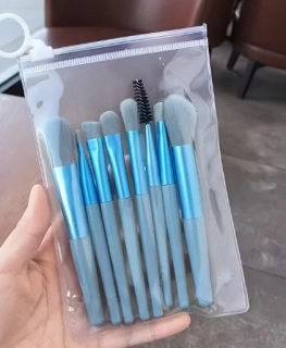 Štětce sada 8 štětců kosmetické štětce na líčení 