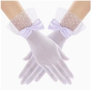 Rukavičky rukavice elegantní svatební bílé 