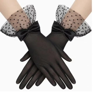Rukavičky rukavice elegantní černé 