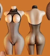 Sexy overal erotický černý