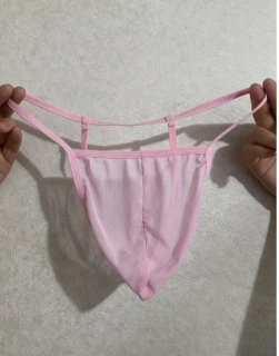 Tanga pánské sexy prádlo růžové